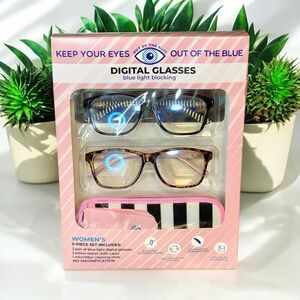New women’s blue blocker glasses out of the blue set